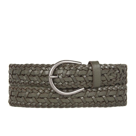 Amsterdam Heritage Aaltje Braided Italian Leather Belt NWT main image 8